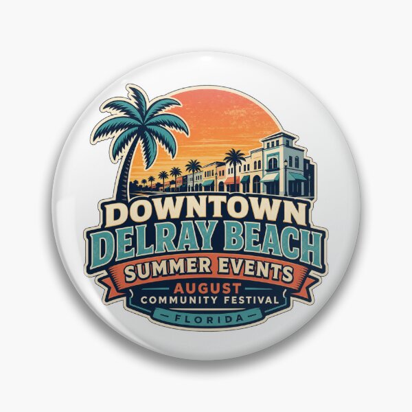 Item preview, Downtown Delray Beach Summer Event Florida designed and sold by IRON WINGS /USAF.
