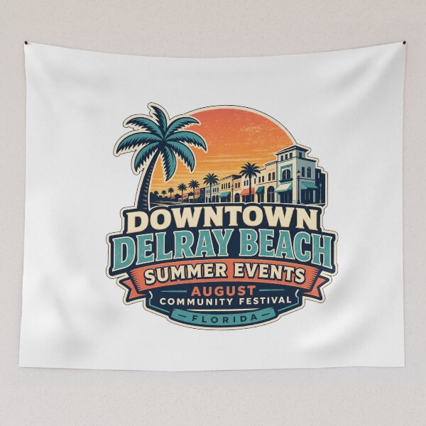 Item preview, Downtown Delray Beach Summer Event Florida designed and sold by Combat Skies.