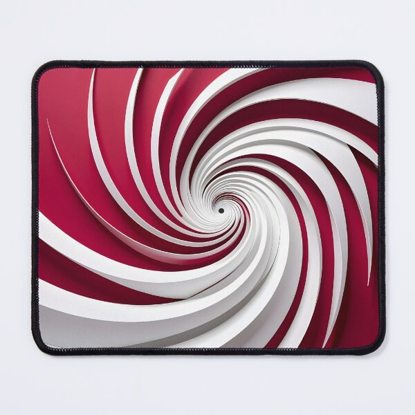 Item preview, Spiral Swirl on Red Background designed and sold by Vicky Brago-Mitchell®.