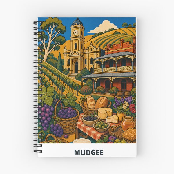 Item preview, Mudgee Vineyard Harvest Honey Produce and Heritage Life designed and sold by Print My Town.