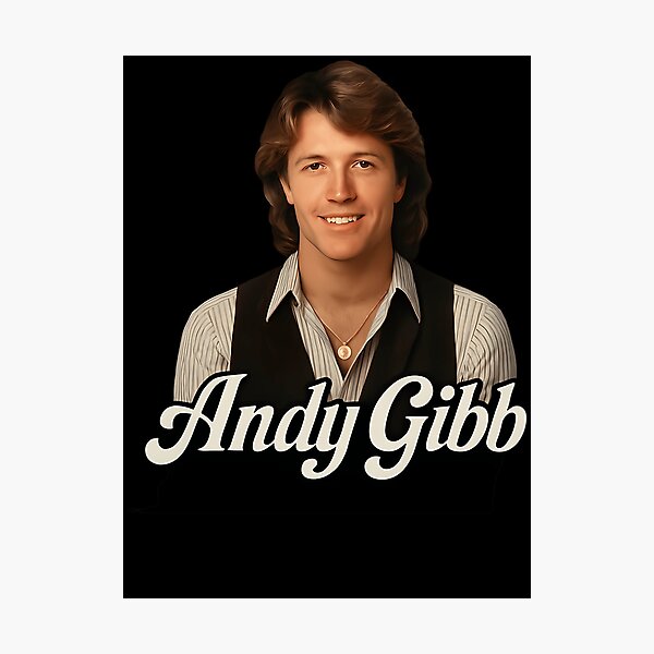 Item preview, Andy Gibb Portrait With Elegant designed and sold by cerymopl.