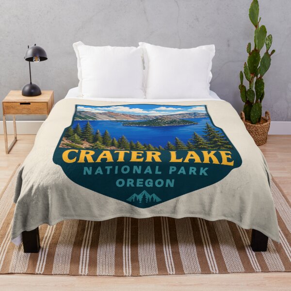 Item preview, Crater Lake National Park Orego Retro Design designed and sold by Gideon Emmerich.