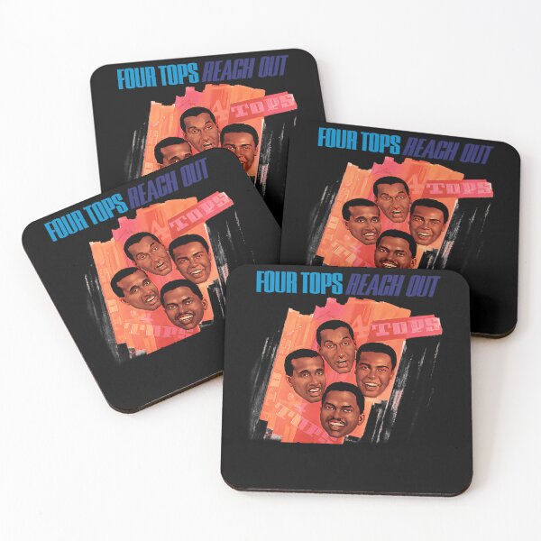Item preview, Four Tops Reach Out Pop Portrait Illustration designed and sold by DPause Shop ⭐️⭐️⭐️⭐️⭐️.