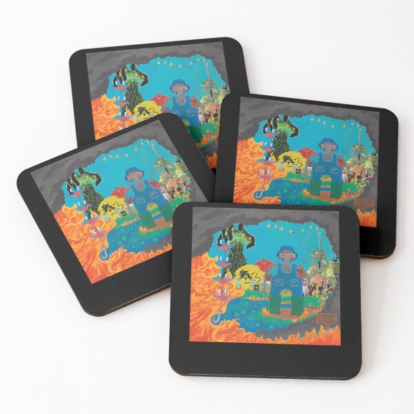 Item preview, Cyborg Fishing In Fire Surrealistic designed and sold by thetishirtbar.