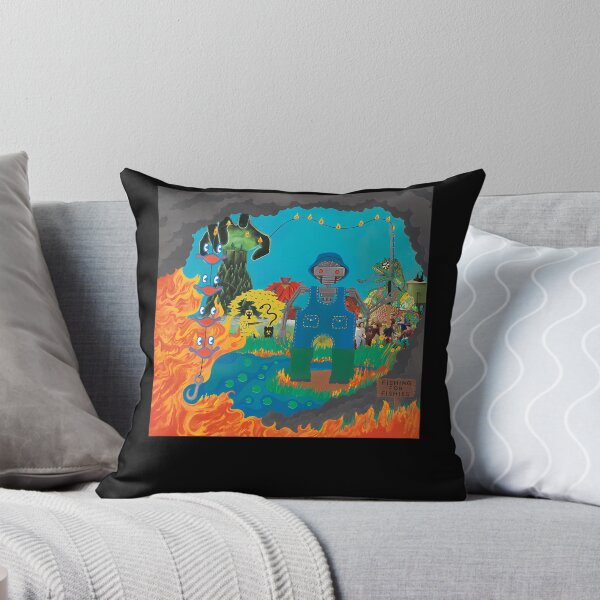 Item preview, Cyborg Fishing In Fire Surrealistic designed and sold by thetishirtbar.