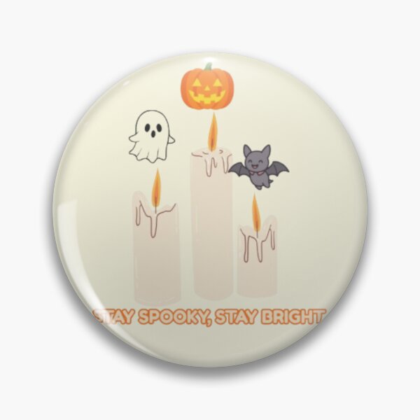 Item preview, Stay Spooky Stay Bright Halloween Candles Ghost designed and sold by Akira Design Store.