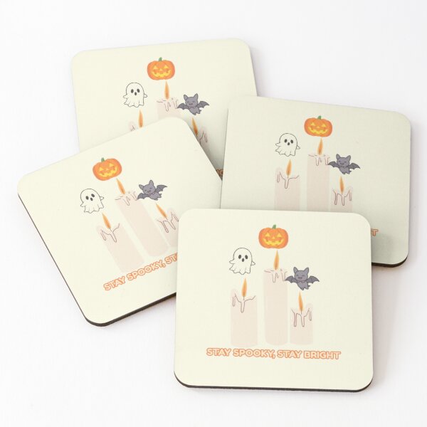 Item preview, Stay Spooky Stay Bright Halloween Candles Ghost designed and sold by Akira Design Store.