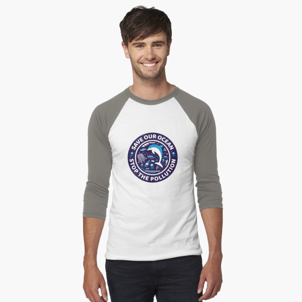Item preview, Baseball ¾ Sleeve T-Shirt designed and sold by Bangtees.