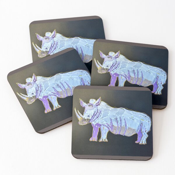 Item preview, white rhinoceros designed and sold by junehog.