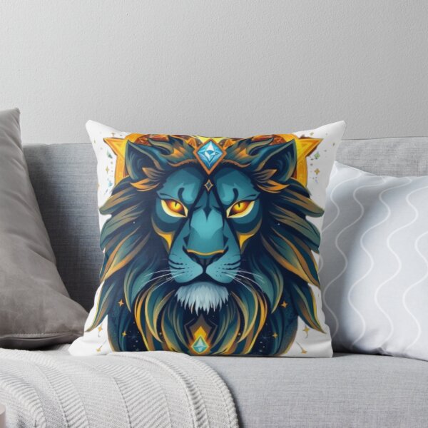 Item preview, Cosmic Royal Lion Emblem Fantasy Design designed and sold by MystiColo.