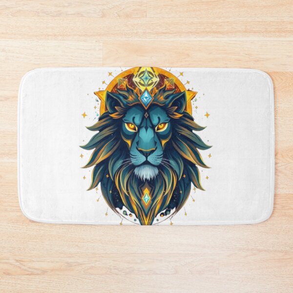 Item preview, Cosmic Royal Lion Emblem Fantasy Design designed and sold by MystiColo.