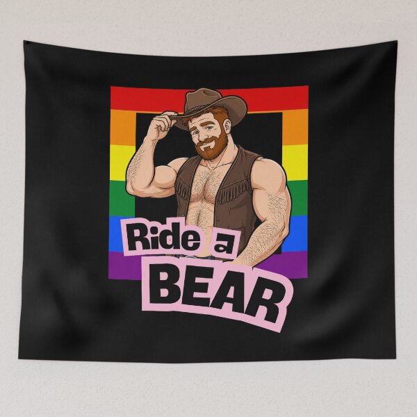 Item preview, Ride A Bear| Gay Bear Pride Cowboy Gift For Gay Bears designed and sold by BrokenLabel.
