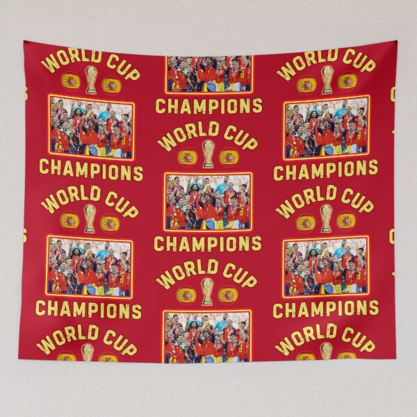 Item preview, Spain World Cup Champion designed and sold by WoodburyLake.