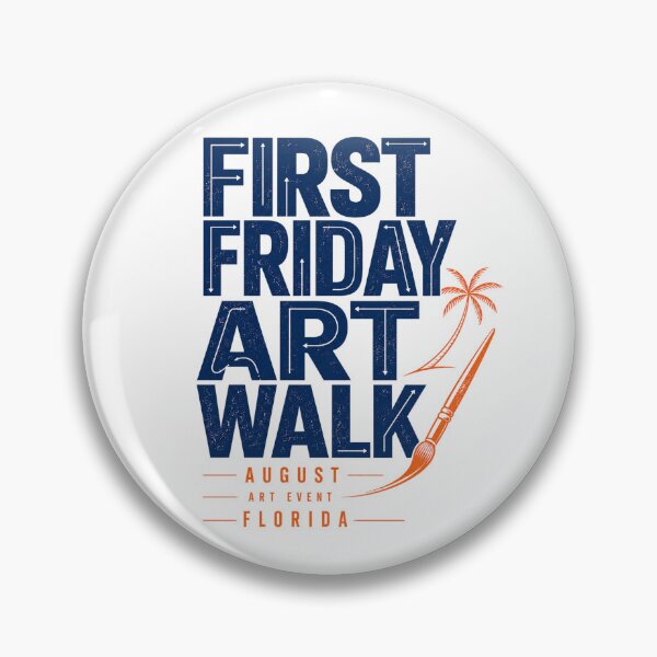 Item preview, Florida Friday Evening Art Walk Celebration Design designed and sold by IRON WINGS /USAF.