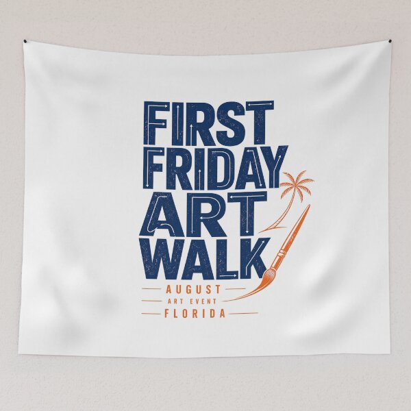Item preview, Florida Friday Evening Art Walk Celebration Design designed and sold by Combat Skies.