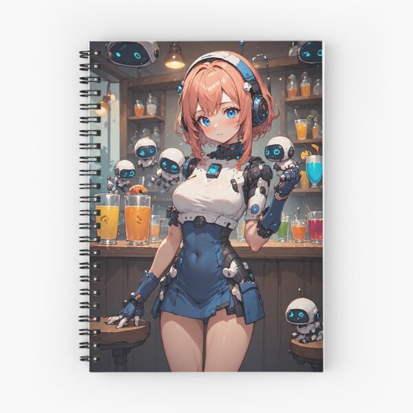 Item preview, Cute anime android and small robots designed and sold by ArtsJulian.