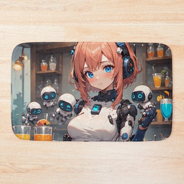 Item preview, Cute anime android and small robots designed and sold by ArtsJulian.