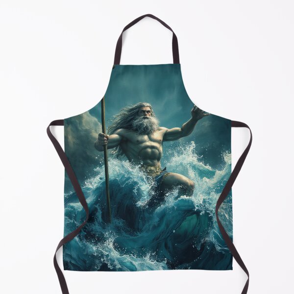 Item preview, Poseidon Rising from the Sea God of the Ocean designed and sold by StudioForge.