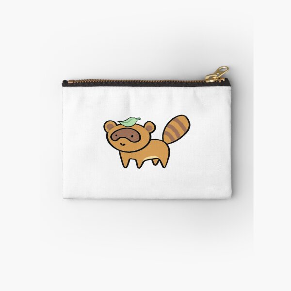 Item preview, Cute Raccoon With Leaf Kawaii Japanese Tanuki Art Design designed and sold by Ballooonfisher.