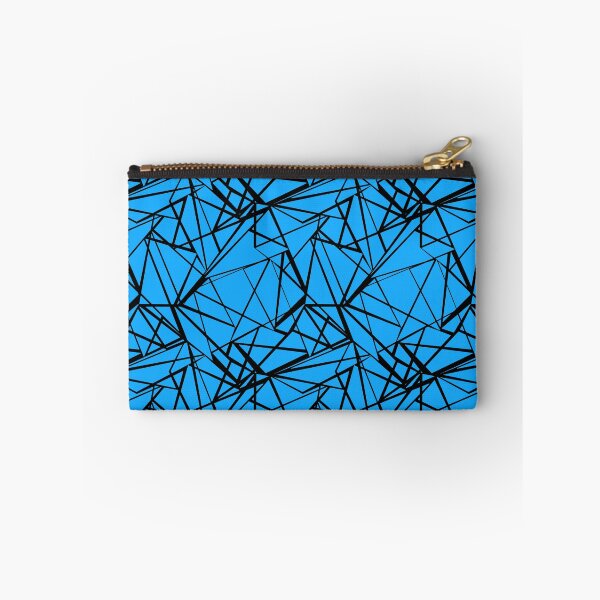 Item preview, Black lines on blue background geometry designed and sold by fuzzyfox.