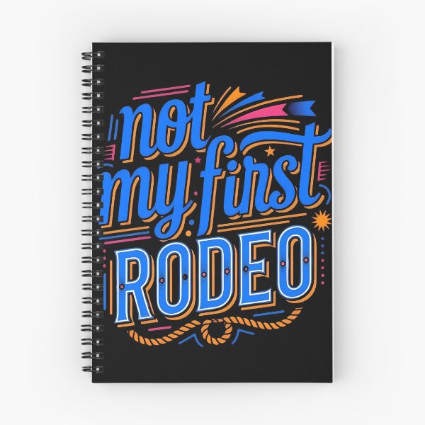 Item preview, Not My First Rodeo Retro Typography Design designed and sold by weeomano.