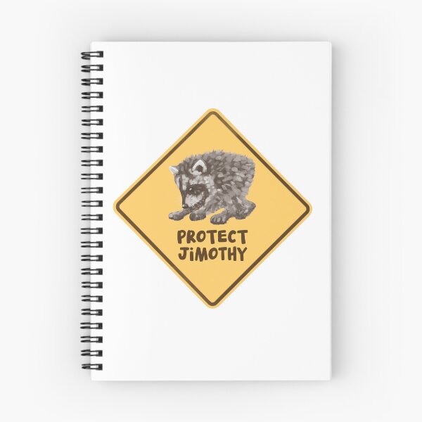 Artikelvorschau, Schütze Baby Jimothy Gelbes Schild Waschbär Lustig entworfen und verkauft von AlwaysBeColoring.