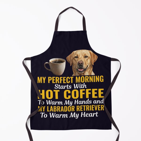 Item preview, COFFEE and LABRADOR RETRIEVER - PERFECT MORNING designed and sold by PRINTSCHARMINGM.
