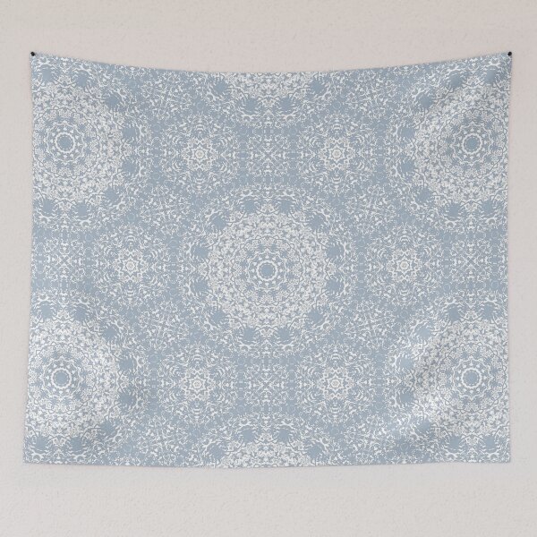 Item preview, Dusty Blue Lace Kaleidoscope Mandalas designed and sold by FawnFeatherCo.