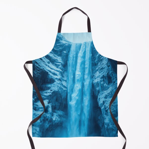 Item preview, Frozen Waterfall Icy Blue Winter Landscape designed and sold by StudioForge.