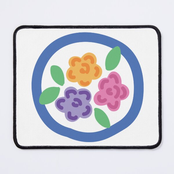 Item preview, Abstract colorful flower illustration with bold bright colors designed and sold by poppet103.