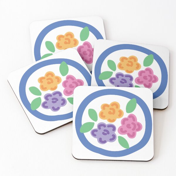 Artikelvorschau, Abstrakte, farbenfrohe Blumenillustration mit kräftigen, leuchtenden Farben entworfen und verkauft von poppet103.