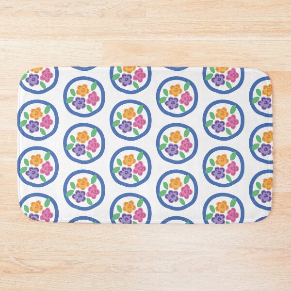 Item preview, Abstract colorful flower illustration with bold bright colors designed and sold by poppet103.