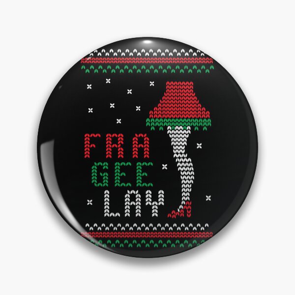 Item preview, Christmas with Leg Lamp retro knitted sweater design designed and sold by Jdawnink.
