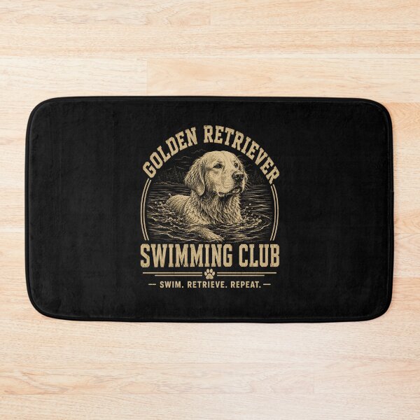 Item preview, Golden Retriever Swimming Club Dog designed and sold by CelidaBonde.