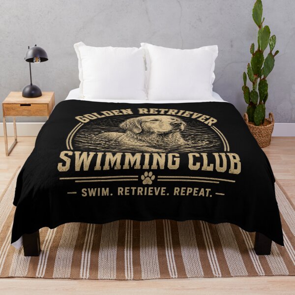 Item preview, Golden Retriever Swimming Club Dog designed and sold by CelidaBonde.