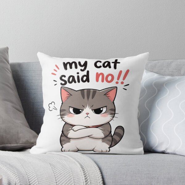 Item preview, My Cat Said No! designed and sold by Arcade&Pixel.