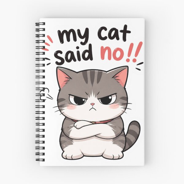 Item preview, My Cat Said No! designed and sold by Arcade&Pixel.