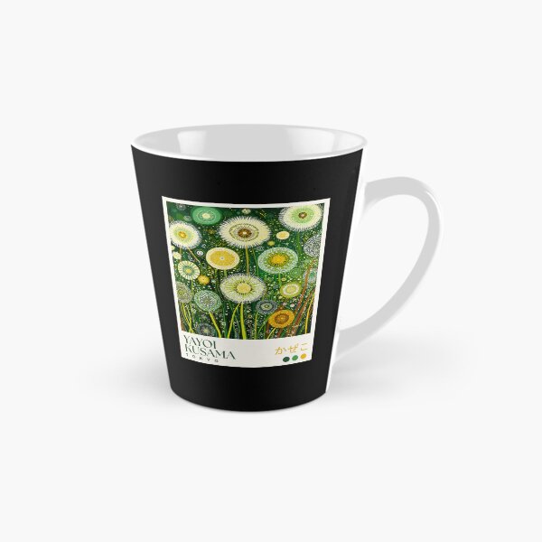 Item preview, Yayoi Kusama Dandelion Poster - Green Yellow Flower Polka Dot Wall Art Print, Tokyo Botanical Decor designed and sold by MorningJoco.