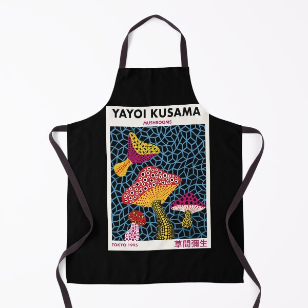 Item preview, Yayoi Kusama Mushrooms Poster 1995 - Colorful Polka Dot Mushroom Wall Art Print, Tokyo Psychedelic Decor designed and sold by HappyGrandmaUB.