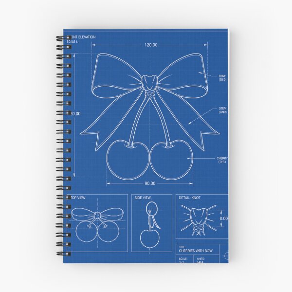 Item preview, Cherry Blueprints  designed and sold by soul-so-happy.
