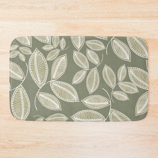 Item preview, Pastel leaves seamless pattern designed and sold by Line-Aura.