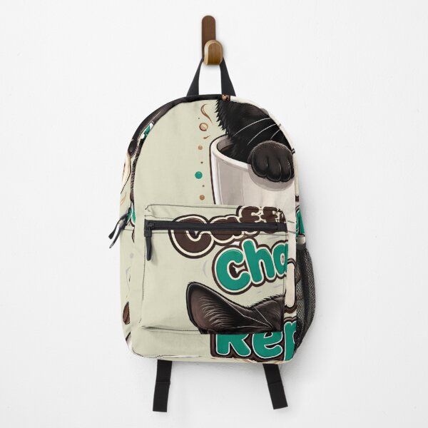 Item preview, Caffeine Chaos Cuddles Repeat Black Cat Coffee designed and sold by Retro Rascals Co..