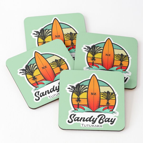 Item preview, Sandy Bay Surfing, Tutukaka, New Zealand designed and sold by MY NEW ZEALAND.