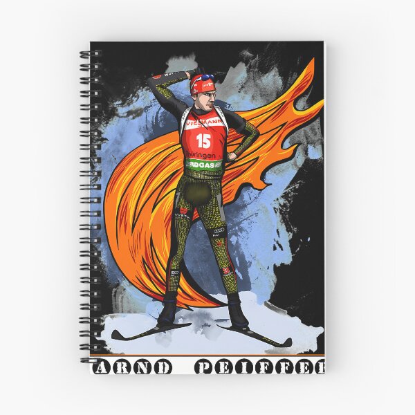 Item preview, Dynamic Winter Sports Athlete Fiery  designed and sold by GNetiPL.