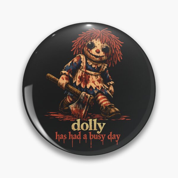 Item preview, Dolly Has Had A Busy Day designed and sold by Cathedral of Curiosity.
