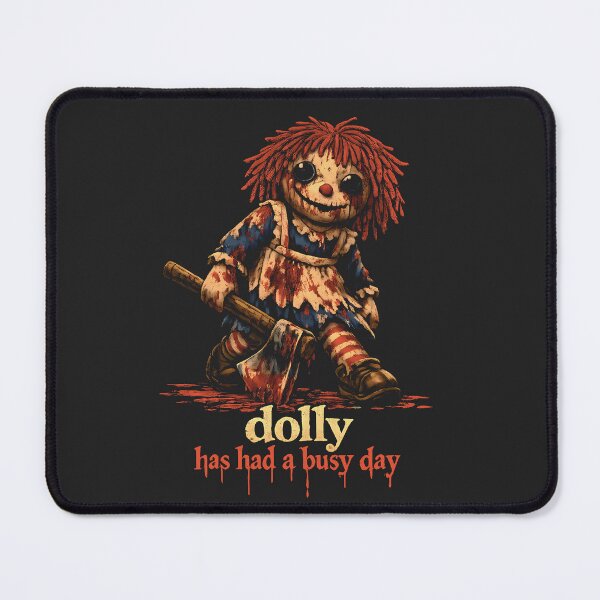 Item preview, Dolly Has Had A Busy Day designed and sold by Cathedral of Curiosity.