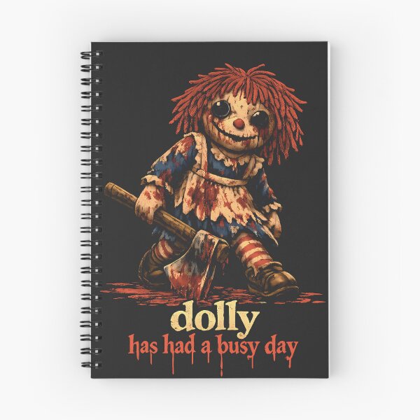 Item preview, Dolly Has Had A Busy Day designed and sold by Cathedral of Curiosity.