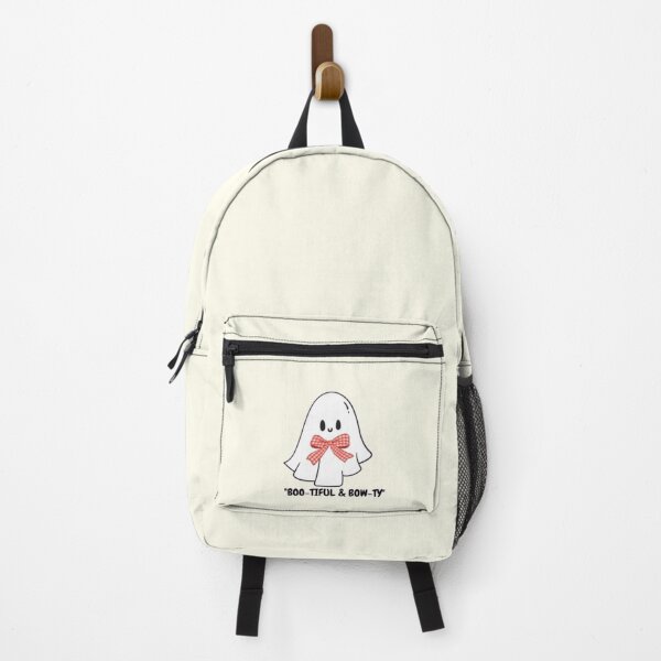 Item preview, Bootiful and Bowty Cute Ghost with Red Gingham Bow designed and sold by Akira Design Store.