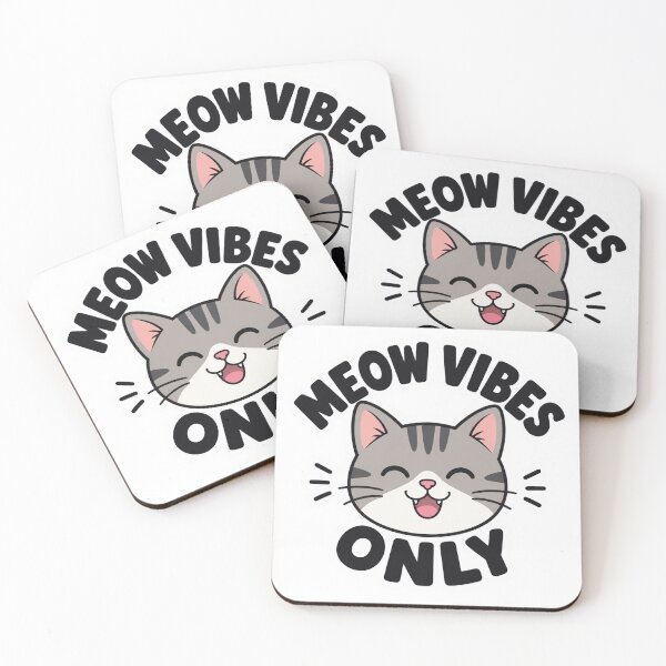 Item preview, Meow Vibes Only designed and sold by Vexorask.