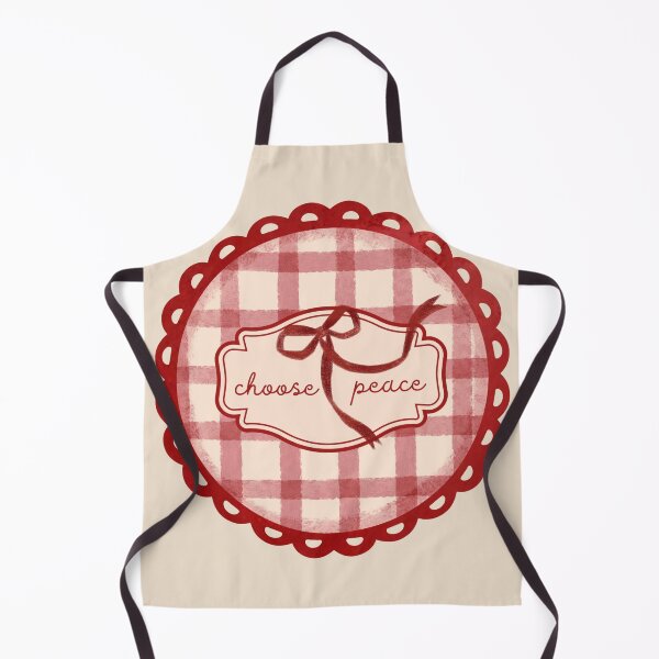 Item preview, cute red checkered choose peace aesthetic sticker designed and sold by kuimoul.